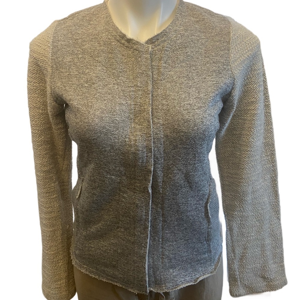 Dolan TShirt M Made in USA zip up lightweight sweater office casual weekend